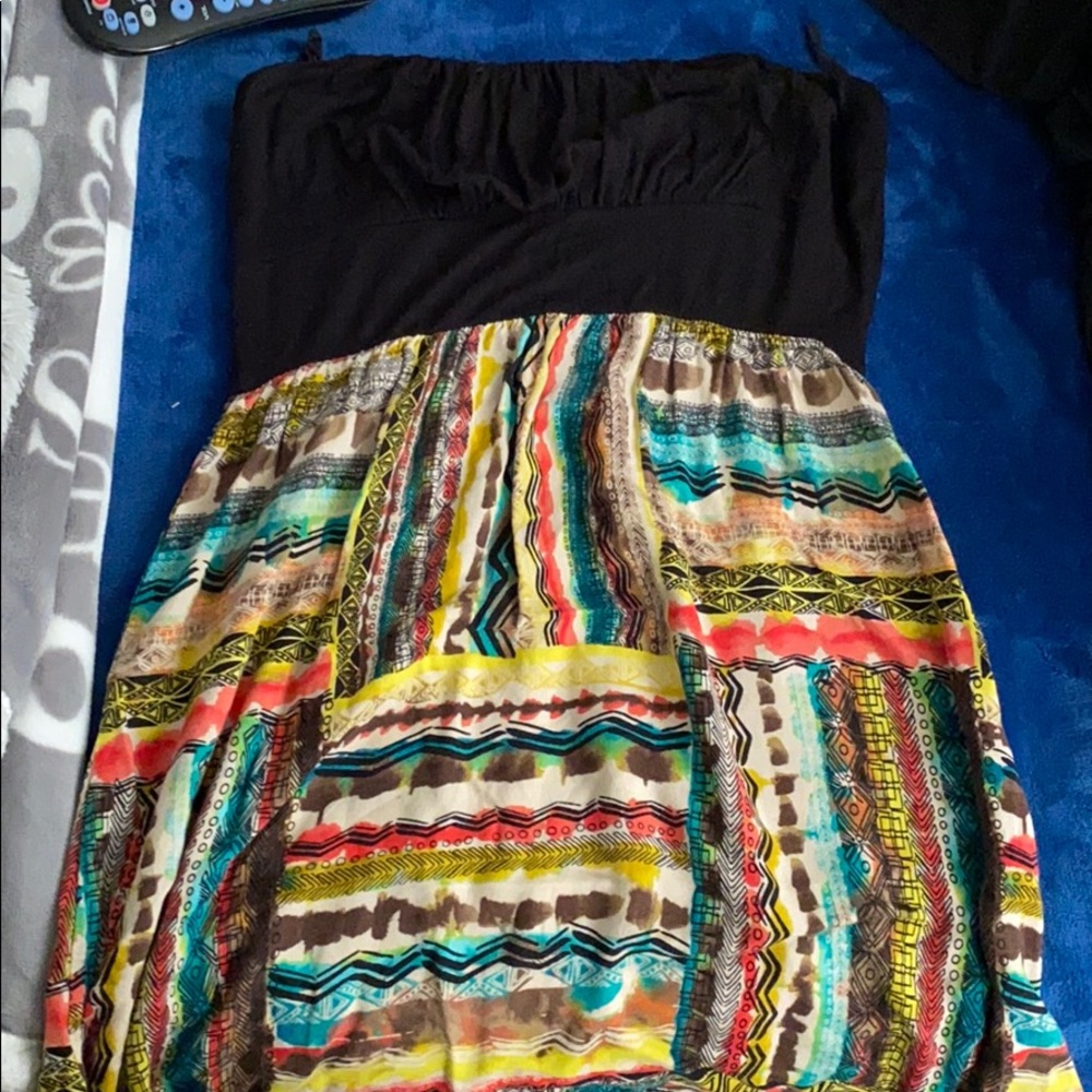 Strapless dress